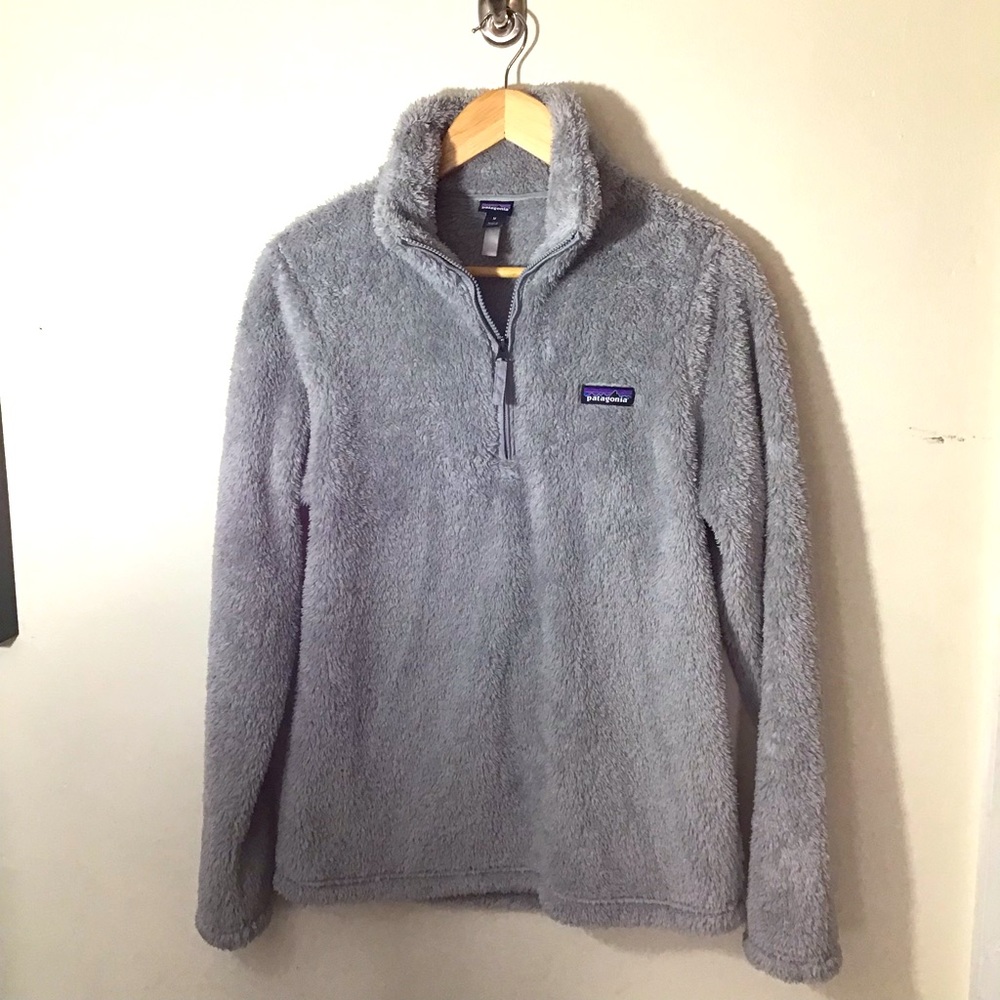 Patagonia | los gatos grey fuzzy fleece pullover